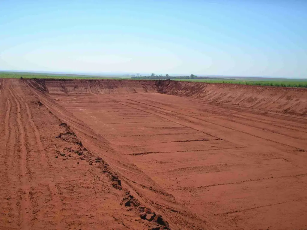 projeto de nivelamento de terreno